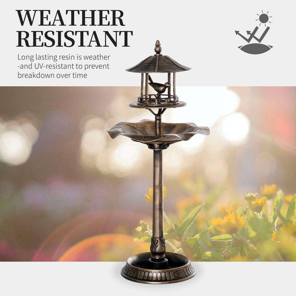 Perchwell 3-in-1 Bird Bath & Feeder