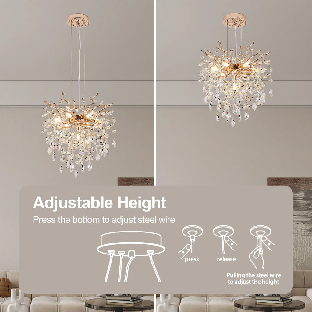 Ardenwick Crystal Branch Chandelier