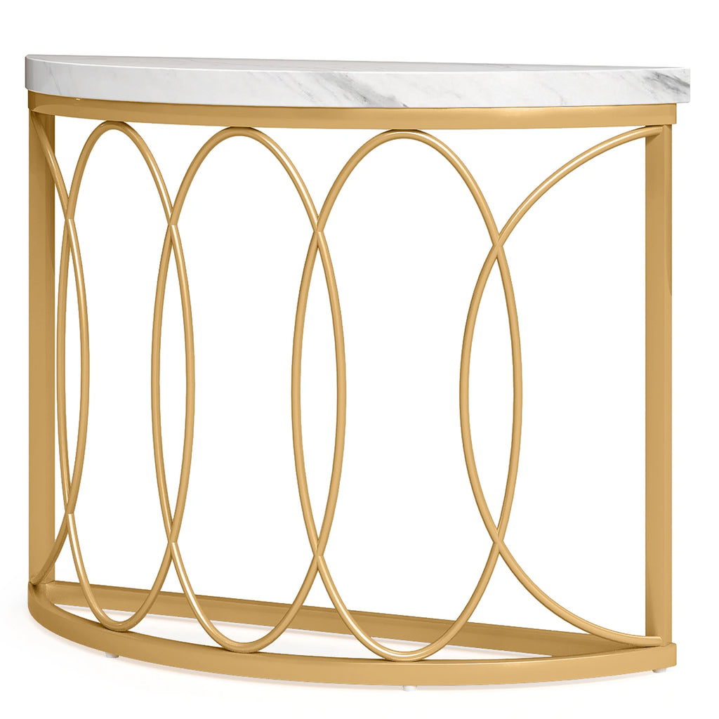 Soraya Half-Moon Console Table