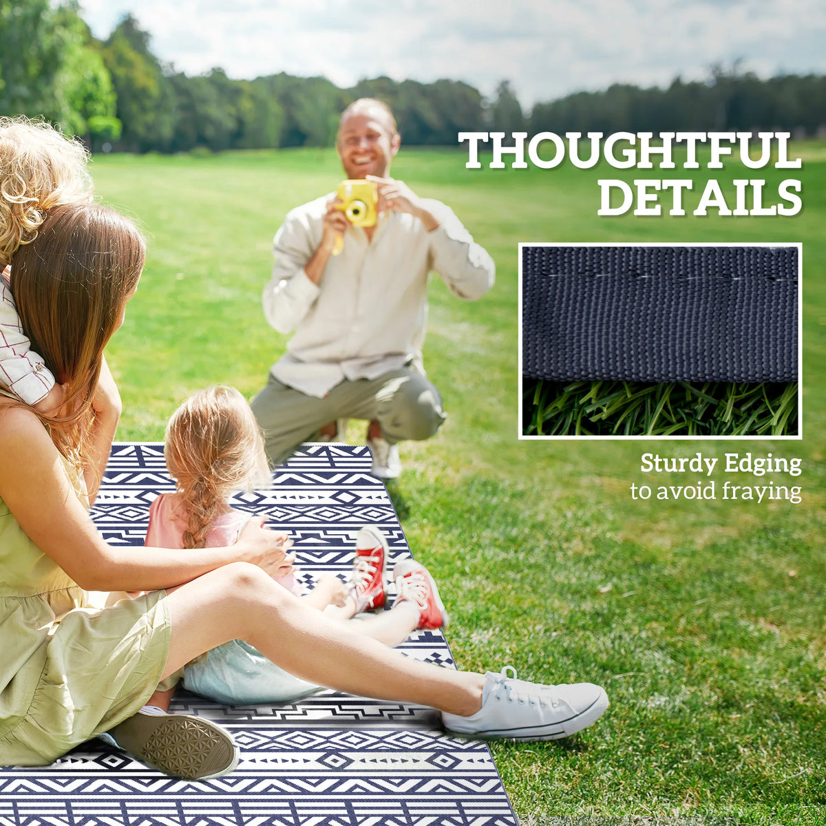 Dreamwhisper outdoor rug detail