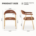 Sorrento Curved Back Dining Chairs, Set of 2