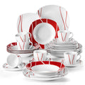 MALACASA Felisa 30-Piece Dinnerware Set