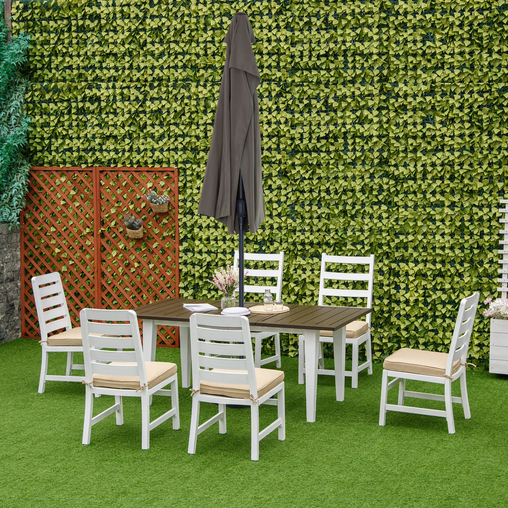 Estoria Seven-Piece Aluminum Patio Dining Set