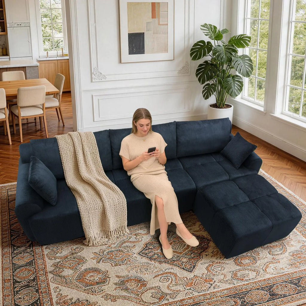 Bramley Modular Corduroy Sectional Sofa*