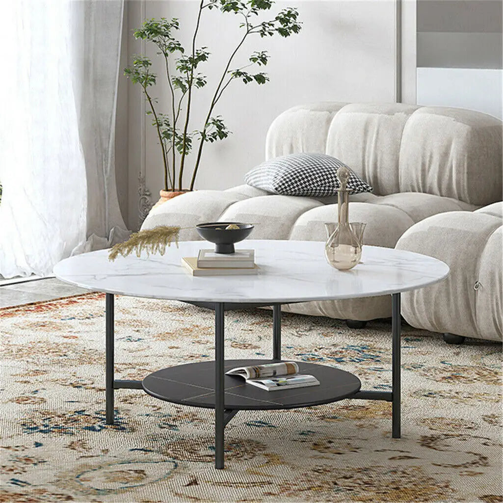 Round Sintered Stone Coffee Table