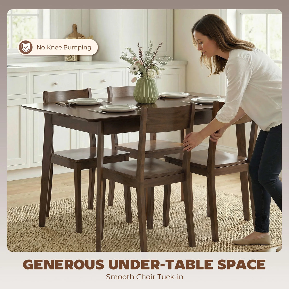Larknote chair tuck-under demonstration