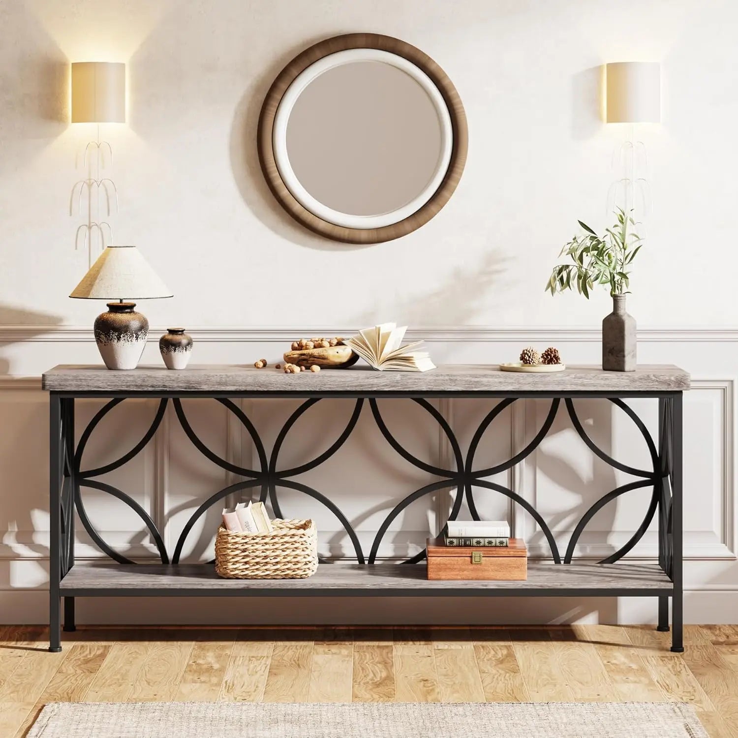 Camden Scrollwork Console Table