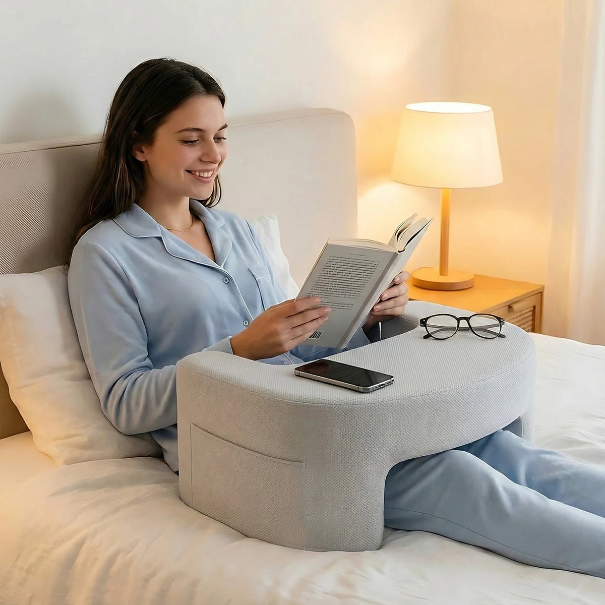 Mosscrest Memory Foam Reading Pillow