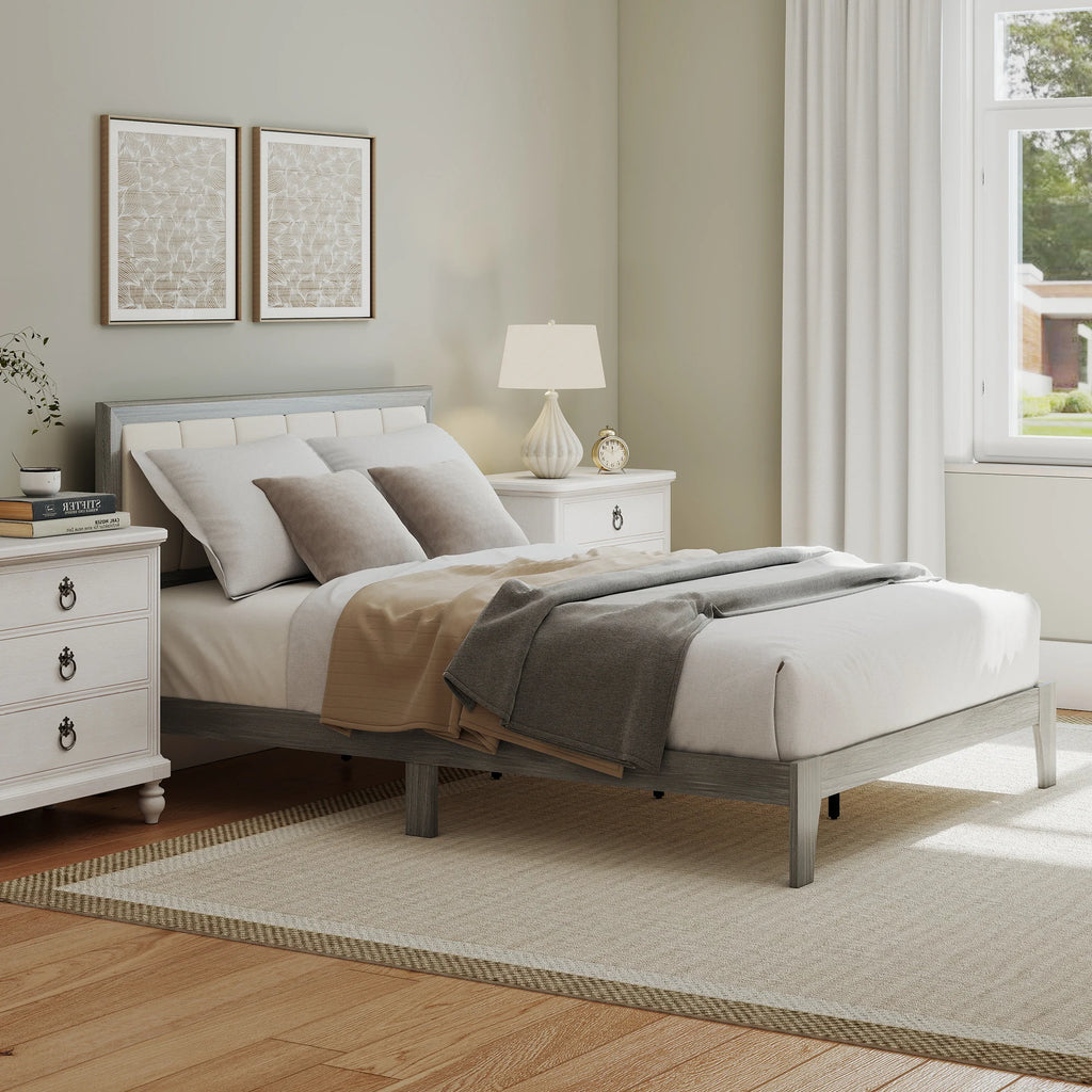 Caldwell Upholstered Full Platform Bed