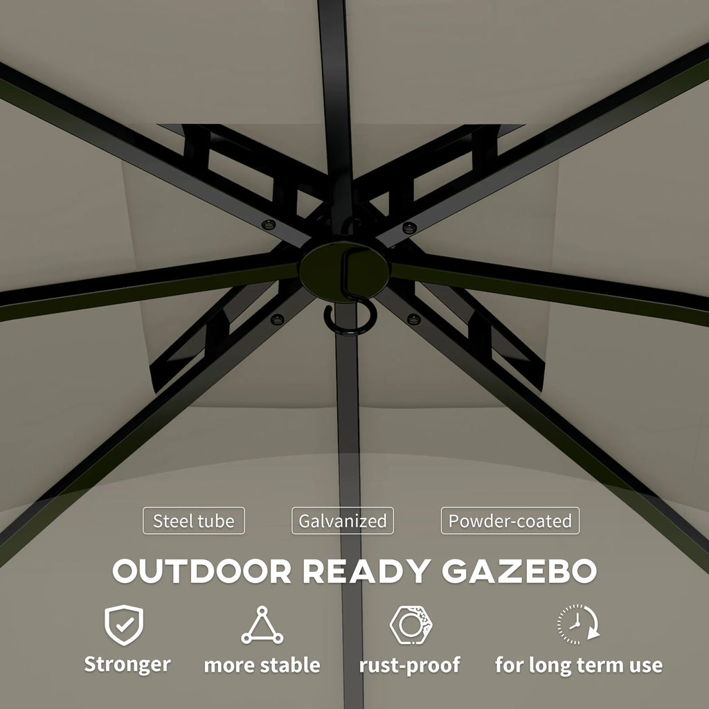 Latticeview Curtain Gazebo