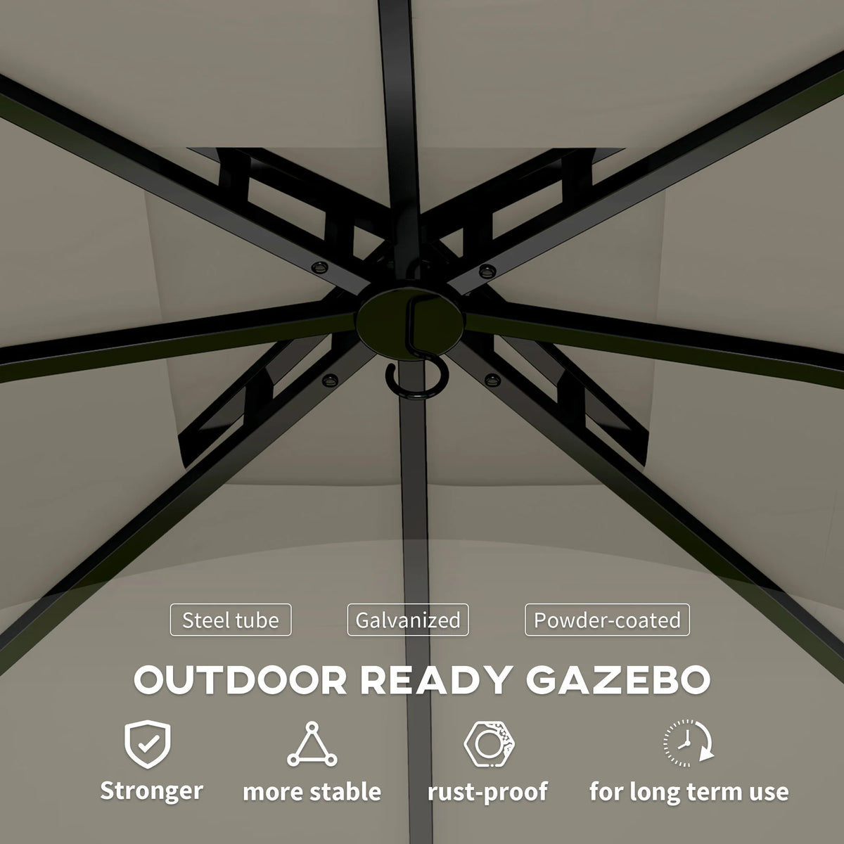 Latticeview Curtain Gazebo
