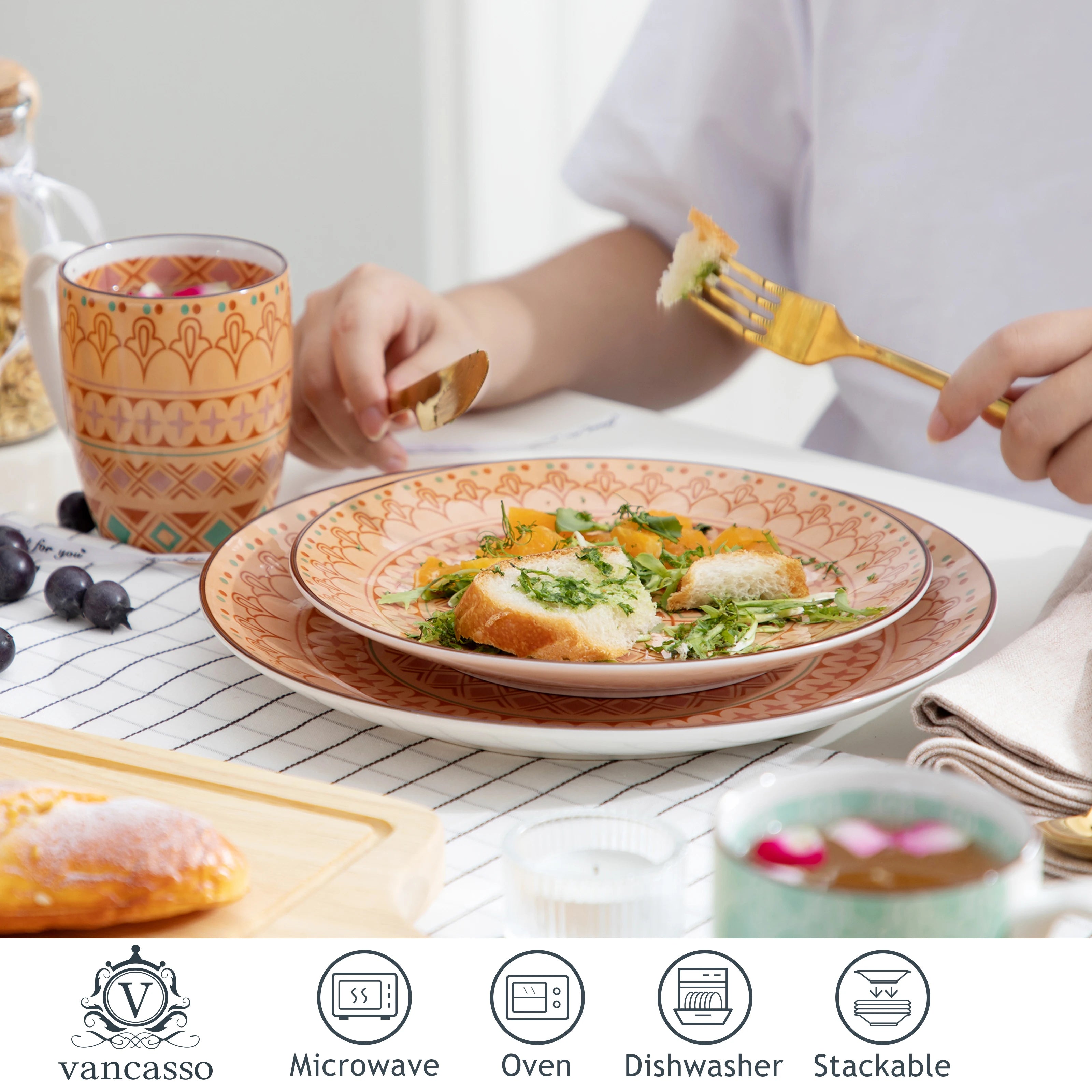Vancasso Tulip Porcelain Dinnerware Set