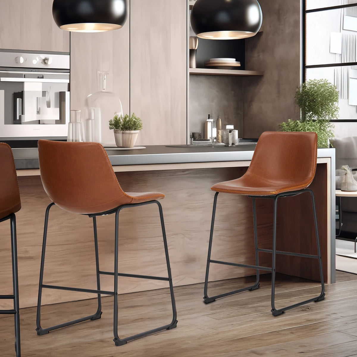 Temporay 2-Piece Counter-Height Chair Set