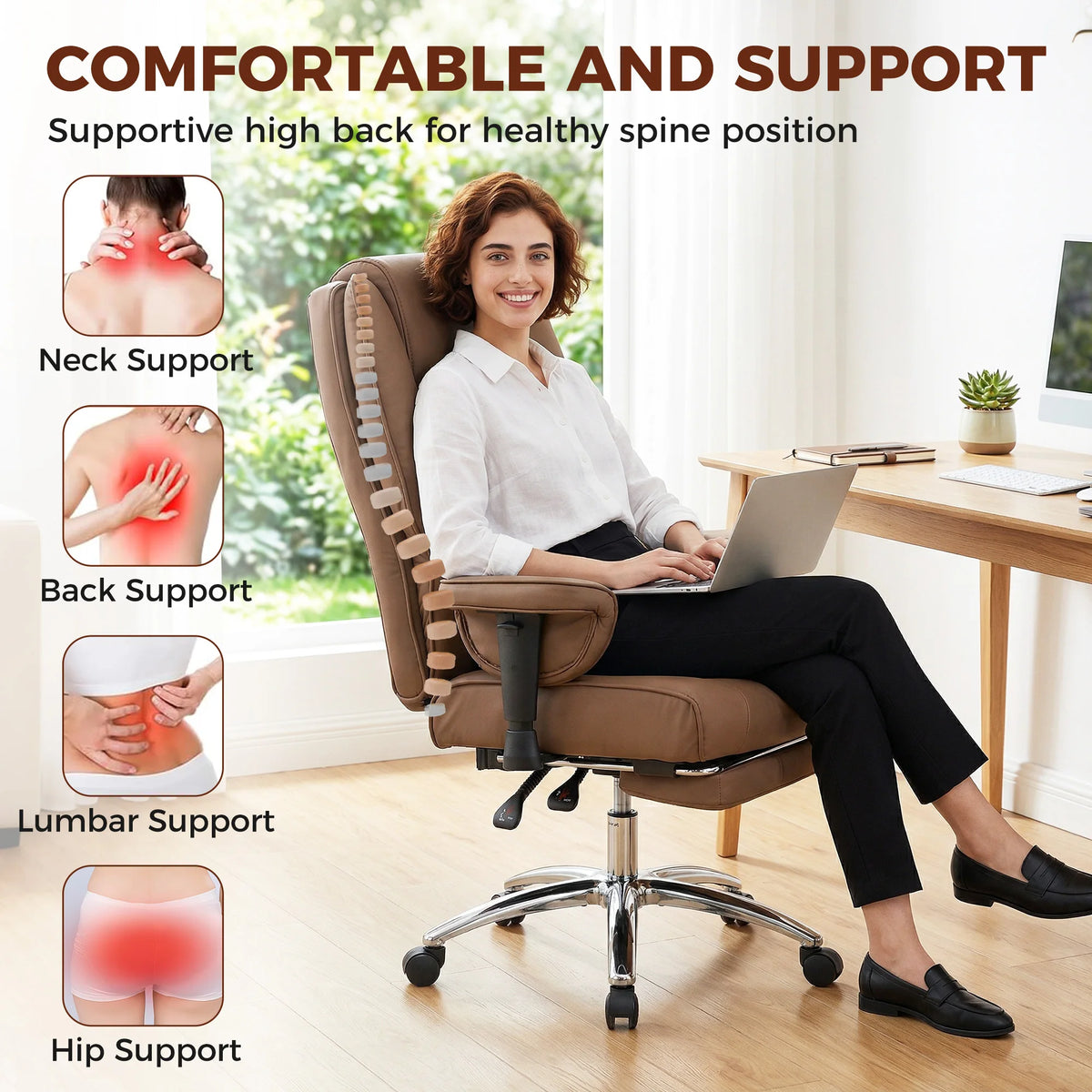 Restwell Reclining Executive Office Chair