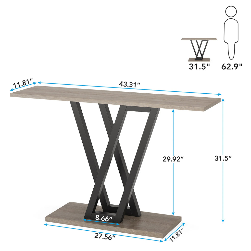 Solenne V-Base Console Table