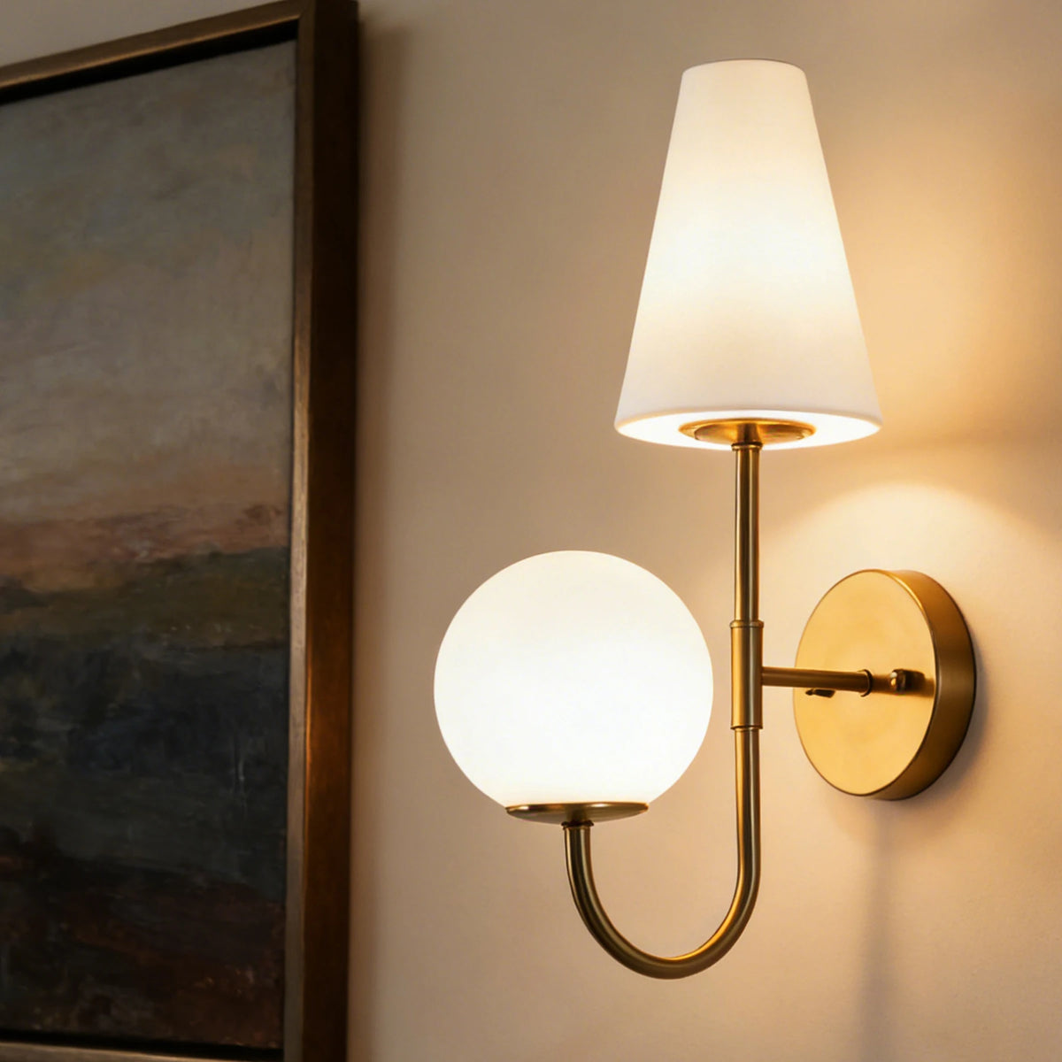 Asterarc Double-Head Wall Sconce