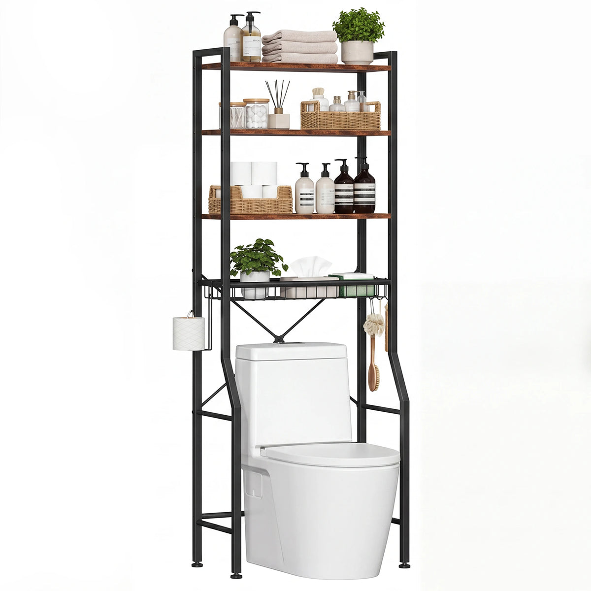 Nectarnote 4-Tier Over-Toilet Storage Shelf