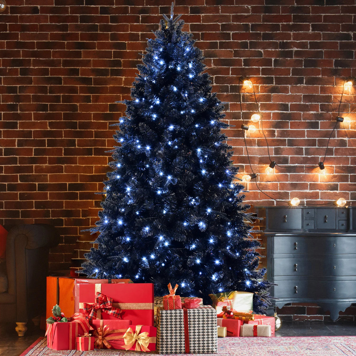 Everfrost Midnight Pre-Lit Christmas Tree