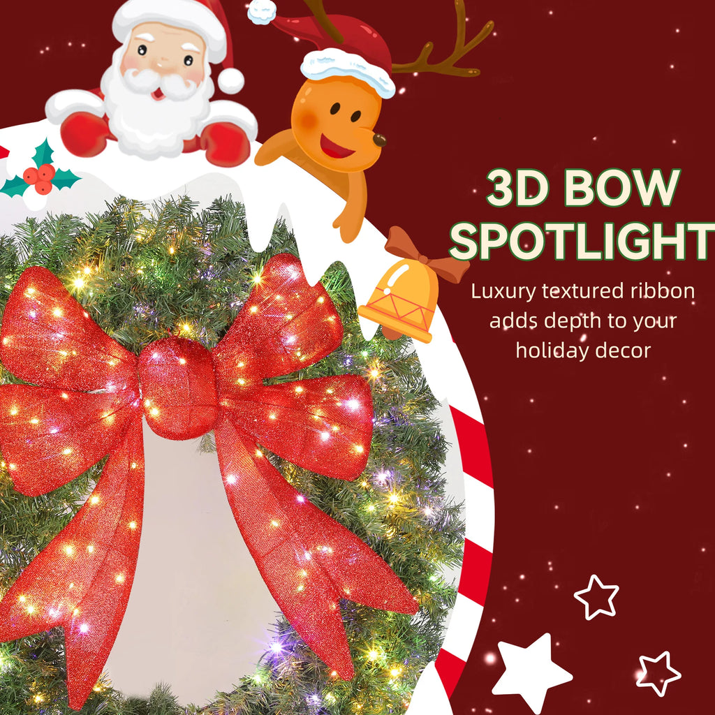 Frostbow Christmas Wreath, 48-Inch