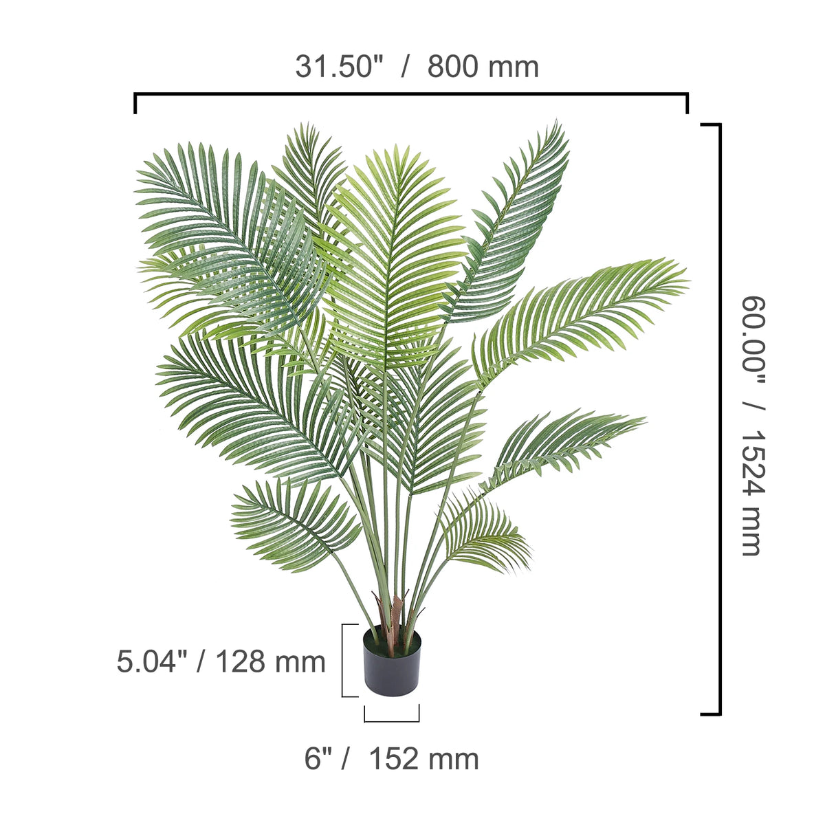 Everfrond Artificial Palm Tree Collection