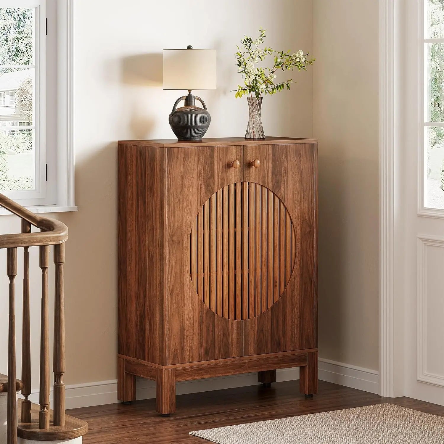 Crescent Shoe Cabinet