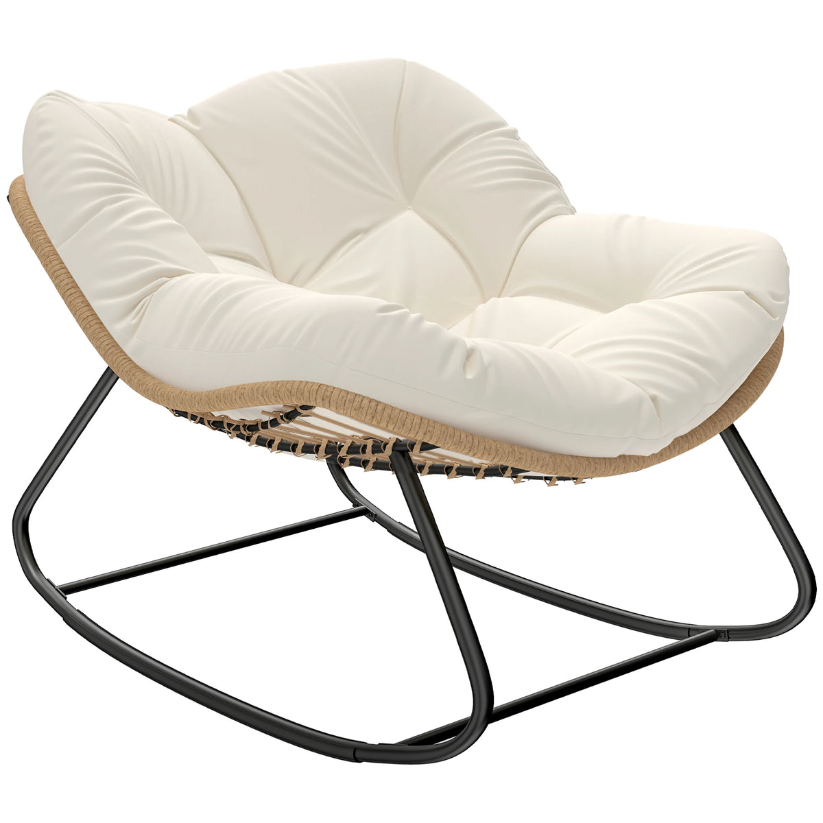 Wrenholt Papasan Rocking Chair