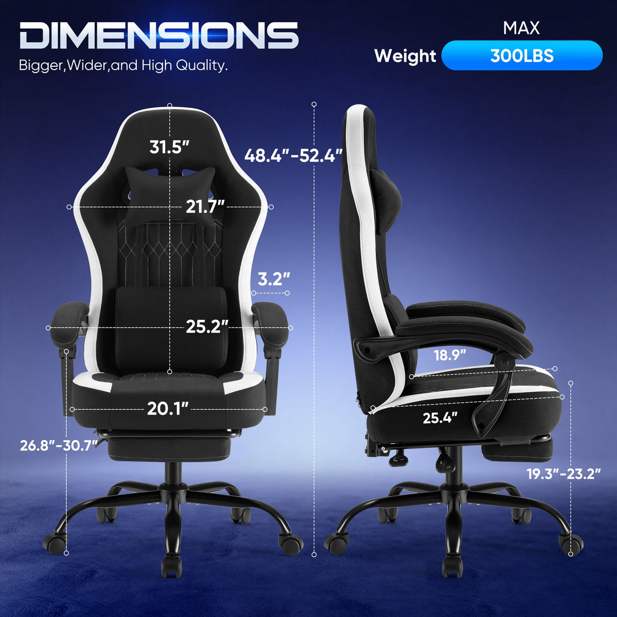 Serenadeloom Ergonomic Gaming Office Chair