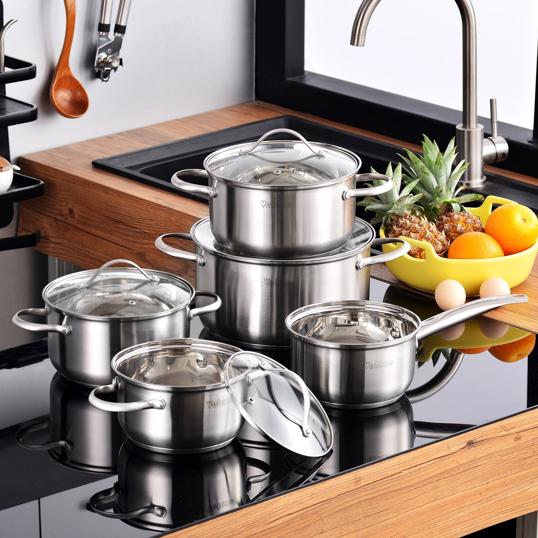 VELAZE Stainless Steel Cookware