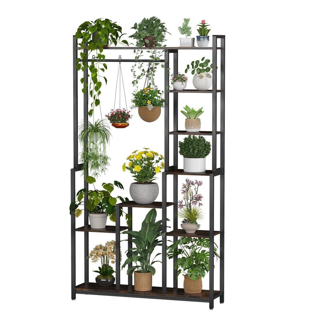 Redford Garment Rack with Display Shelves