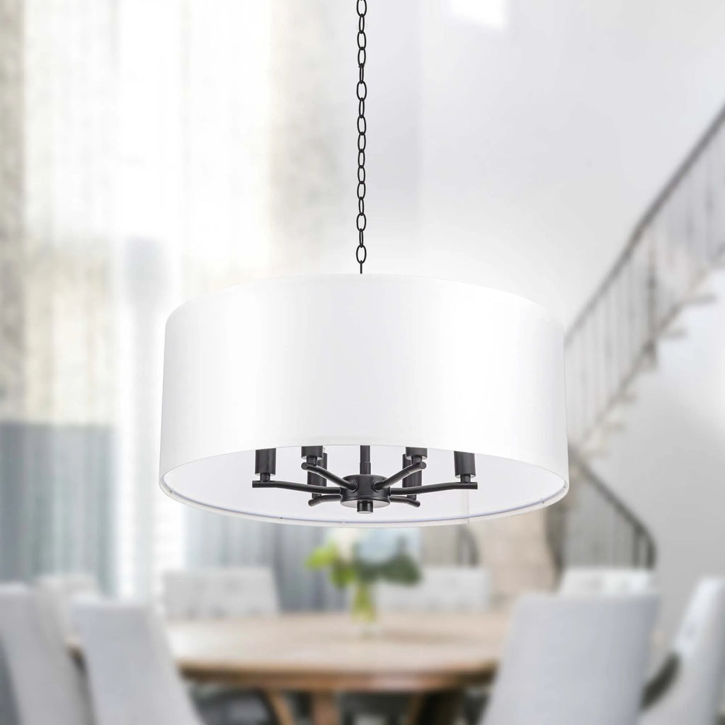 Ivoryline White Drum Pendant