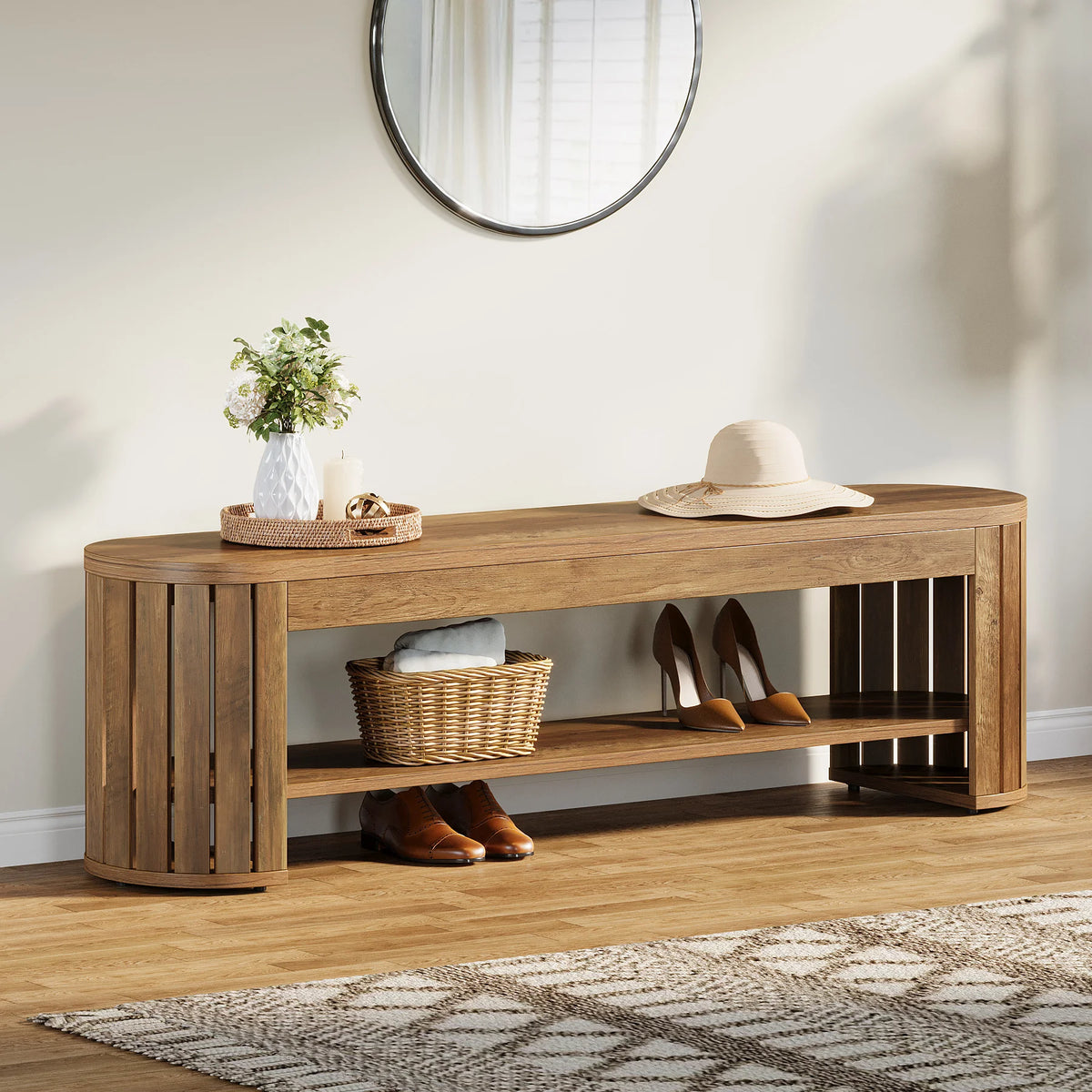 Clovernote Shoe Storage Bench