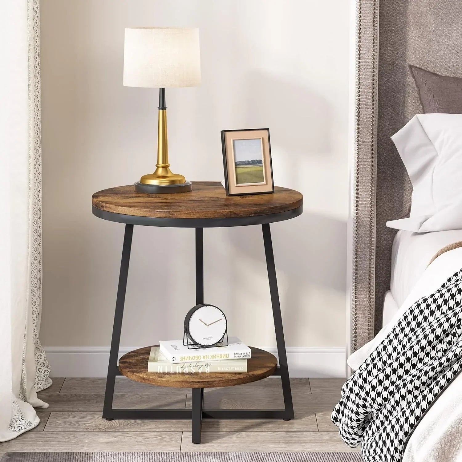 Turner Round 2-Tier End Table