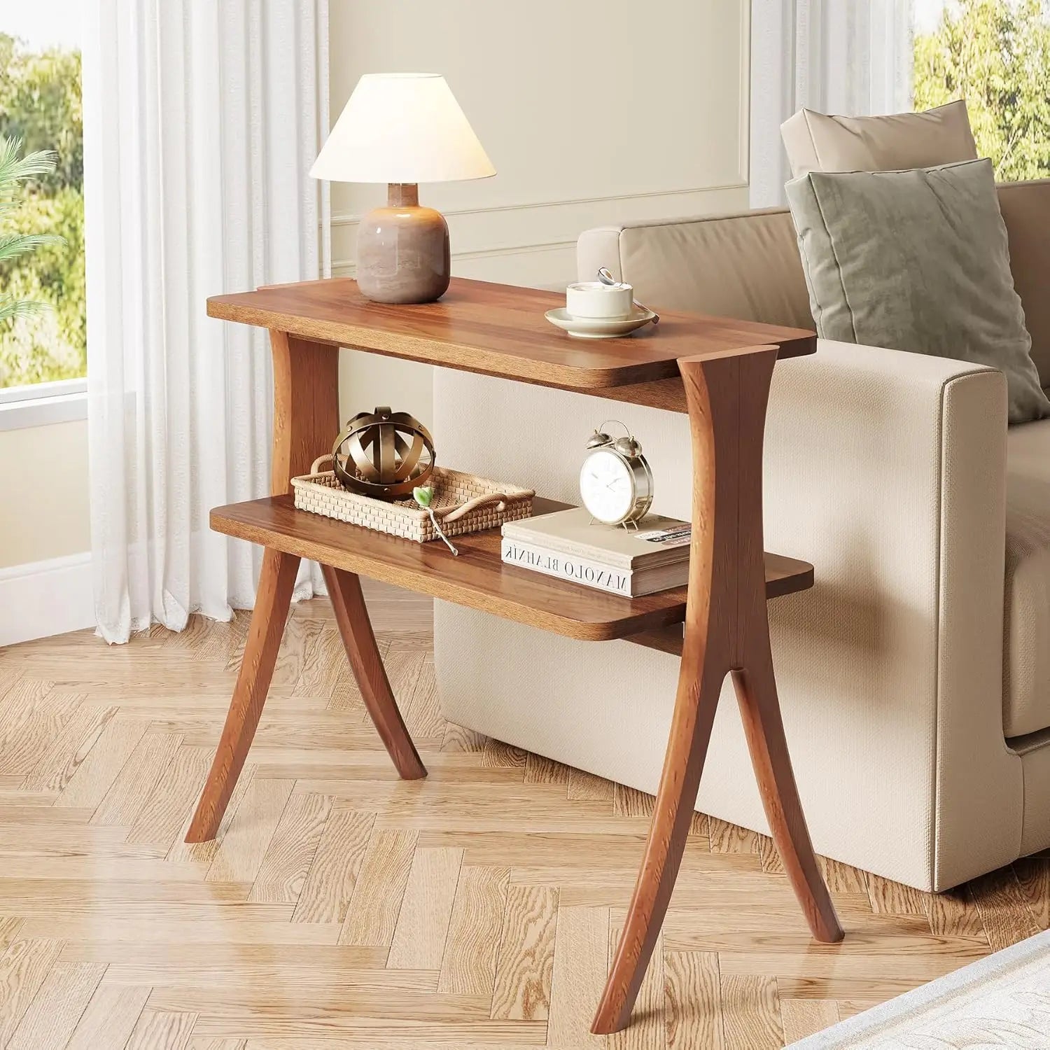 Alder Two-Tier Side Table