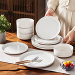 Load image into Gallery viewer, MALACASA Tara Series Stoneware Dinnerware Set - 18/36 Pieces, Available in Multiple Colors
