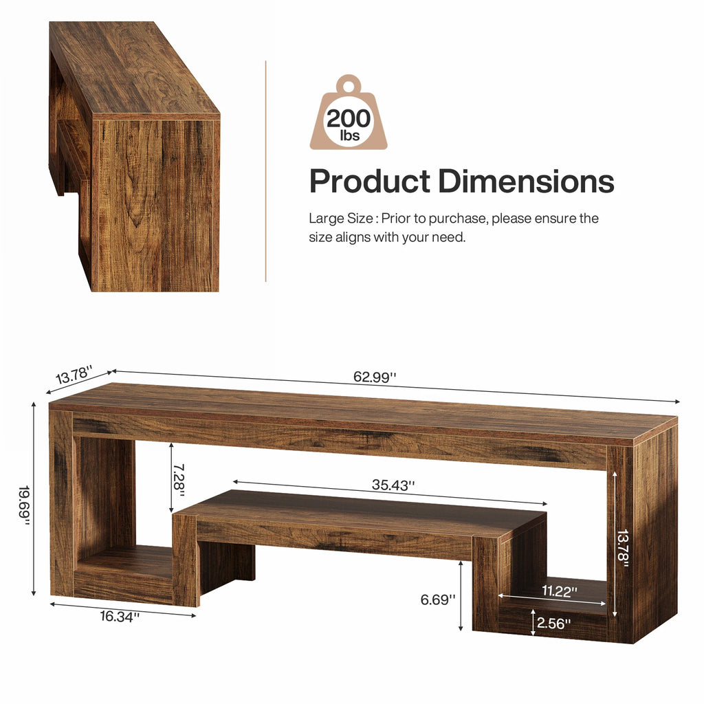 Makena Open Shelf Media Console