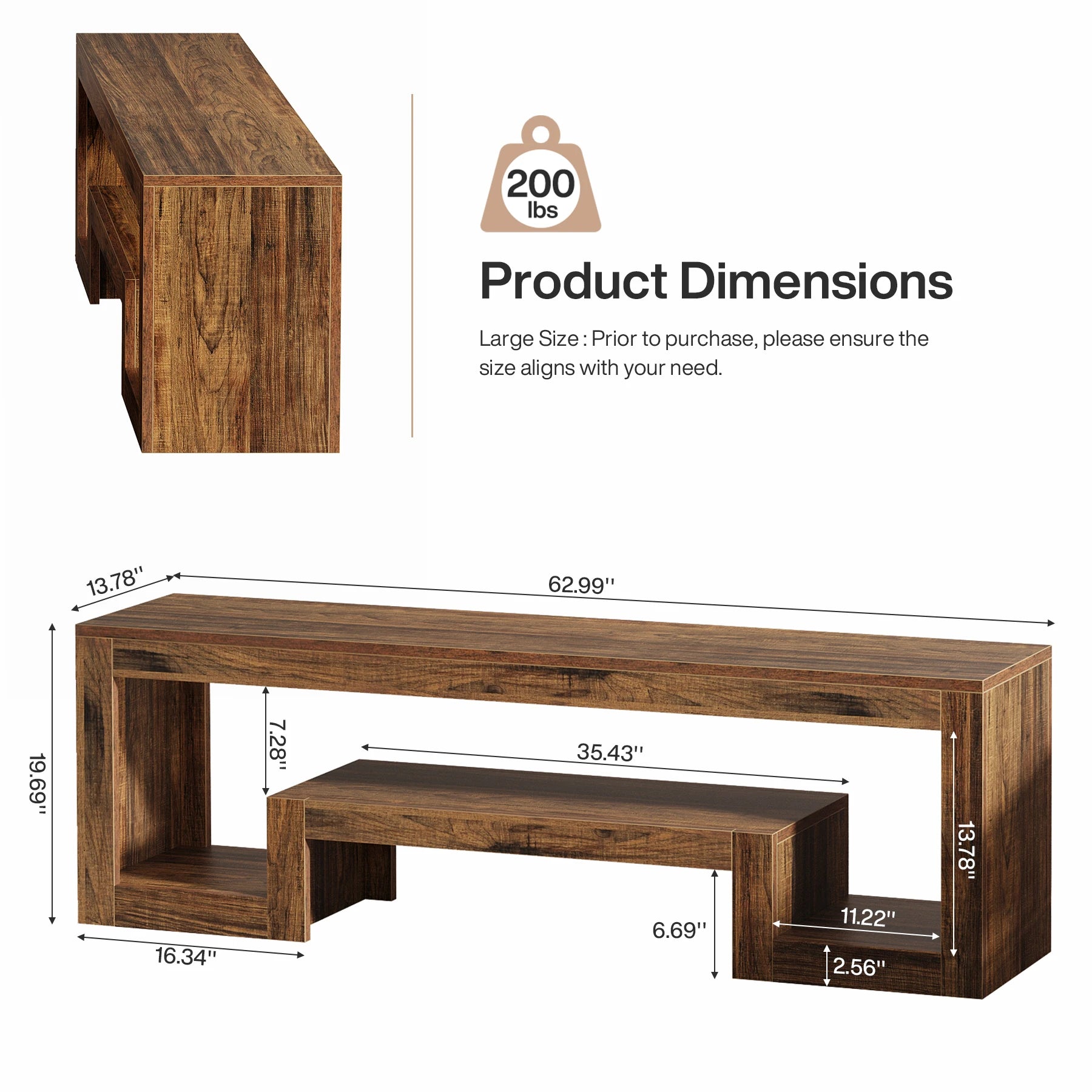 Makena Open Shelf Media Console