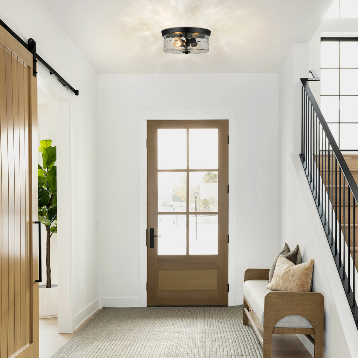Wickmere Two-Light Ceiling Fixture