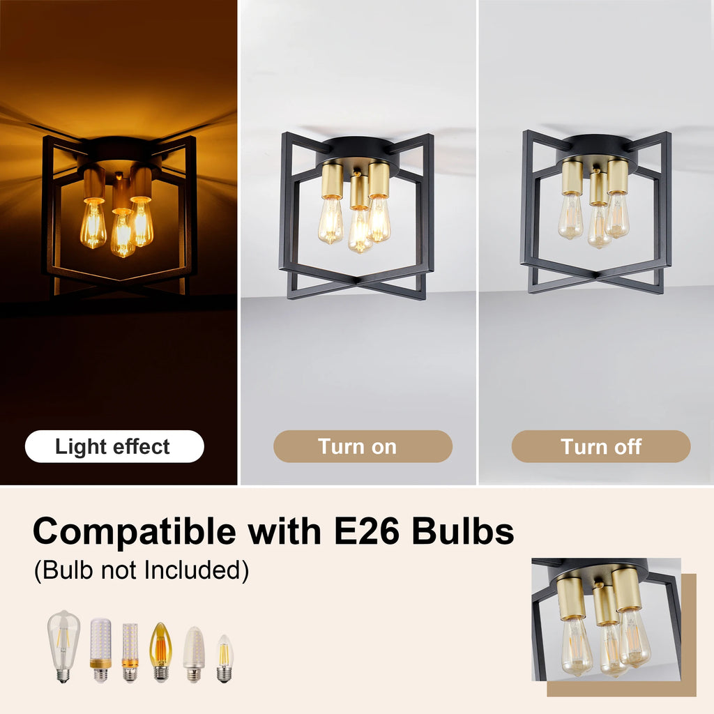 Holmden Geometric Ceiling Light