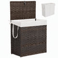 Loomhaven Lidded Woven Laundry Hamper – 110 L
