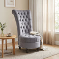 Cairnleigh Tufted High-Back Accent Chair