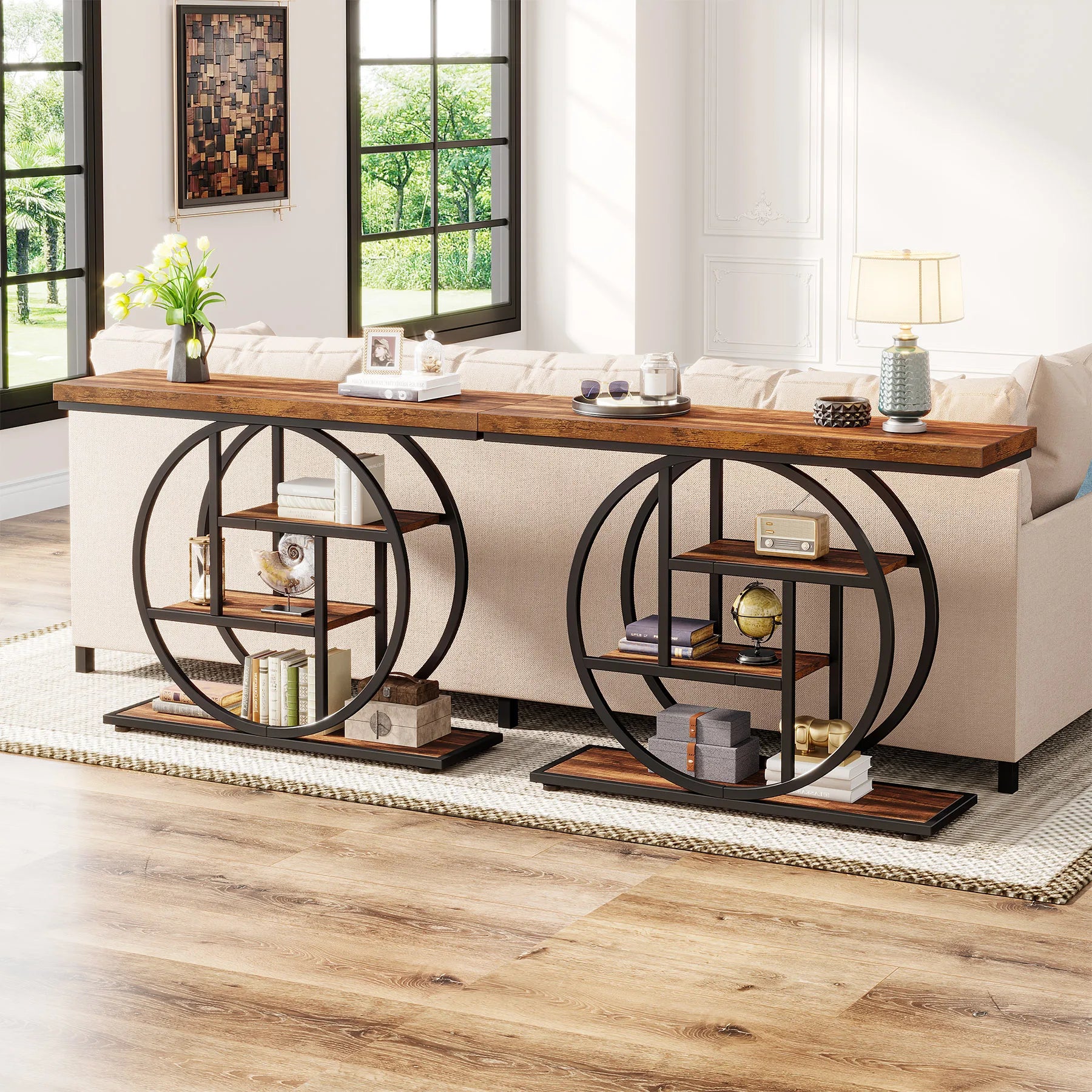 Zuri Sculptural Console Table