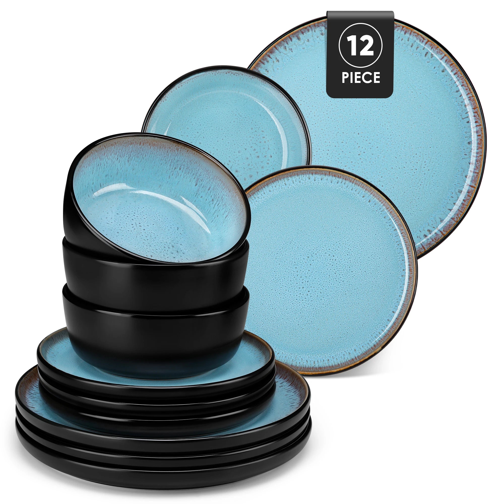 VANCASSO Amber Stoneware Dinnerware Set