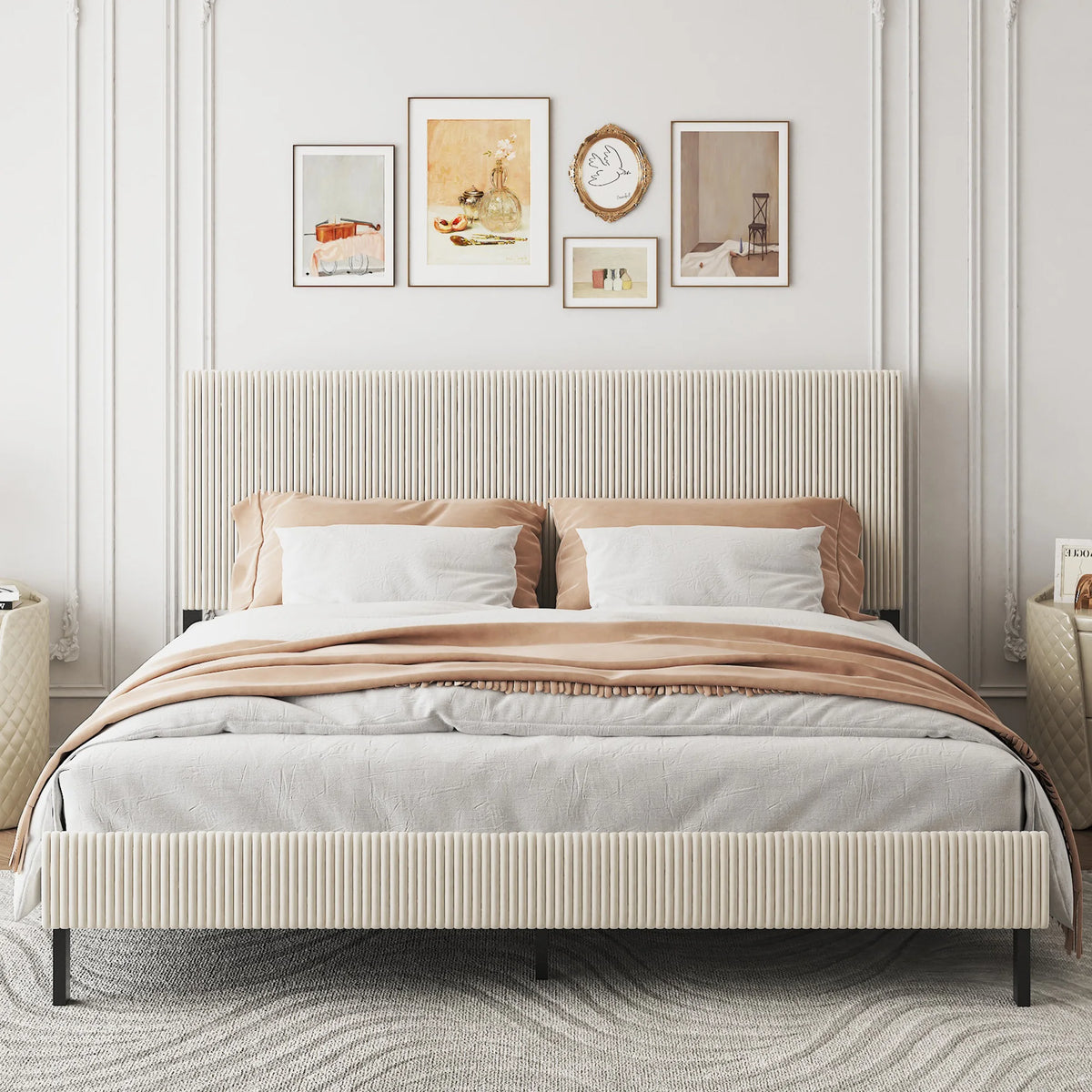 Taldenby King Upholstered Platform Bed