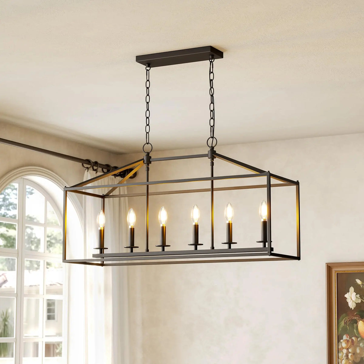 Ridgewell 6-Light Linear Chandelier