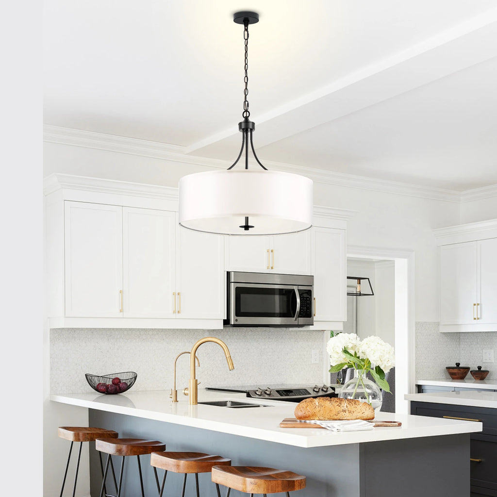 Rosefen Five-Light Drum Chandelier
