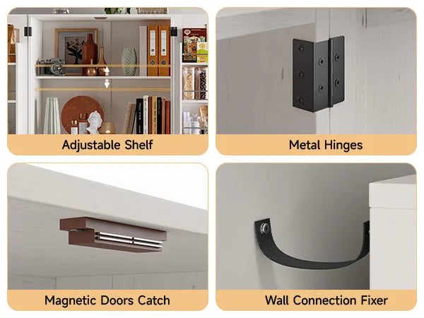 Vignettenote Kitchen Storage Cabinet