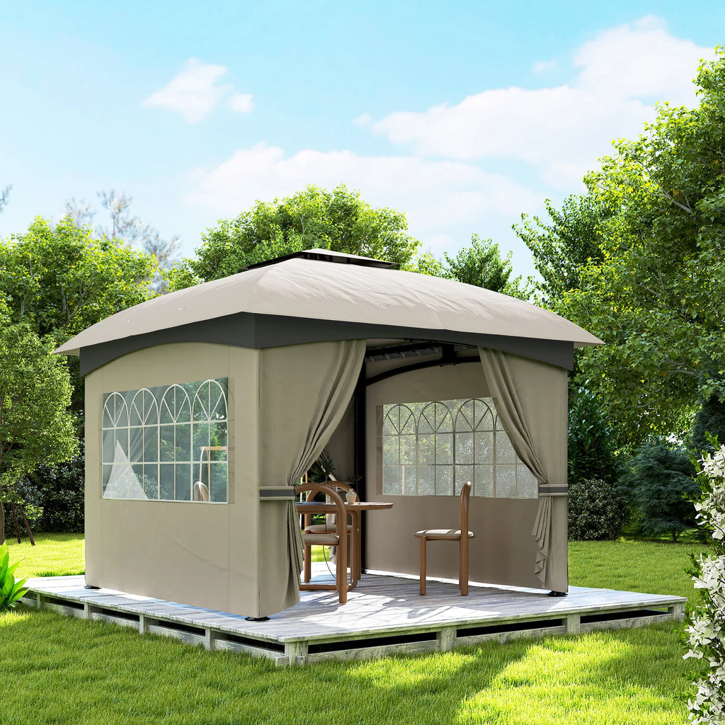 Latticeview Curtain Gazebo