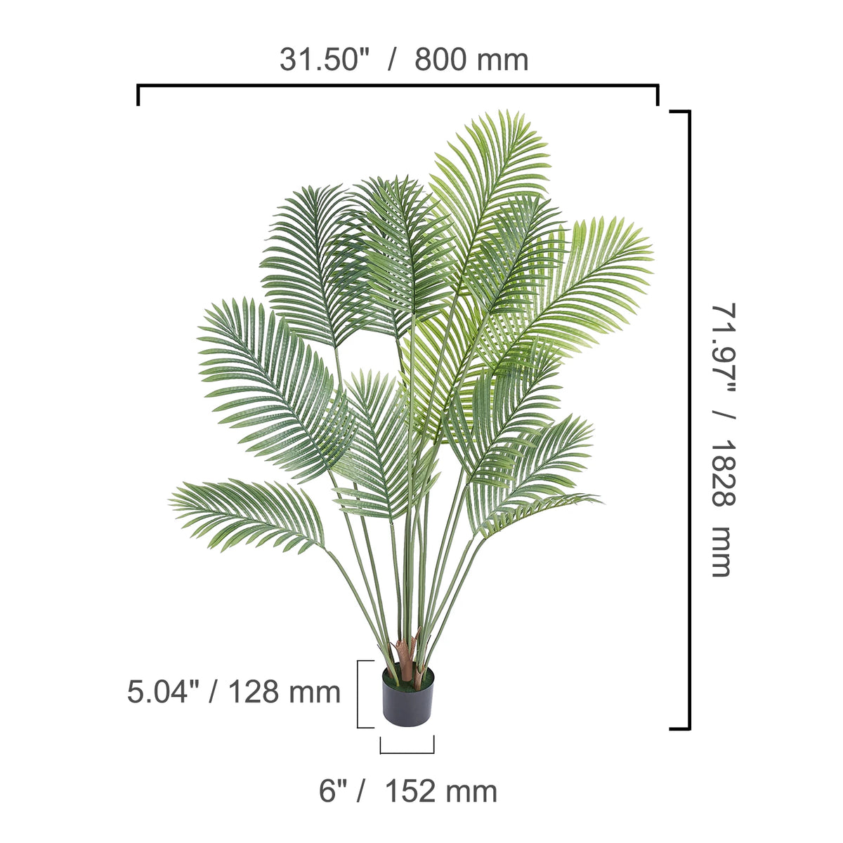 Everfrond Artificial Palm Tree Collection
