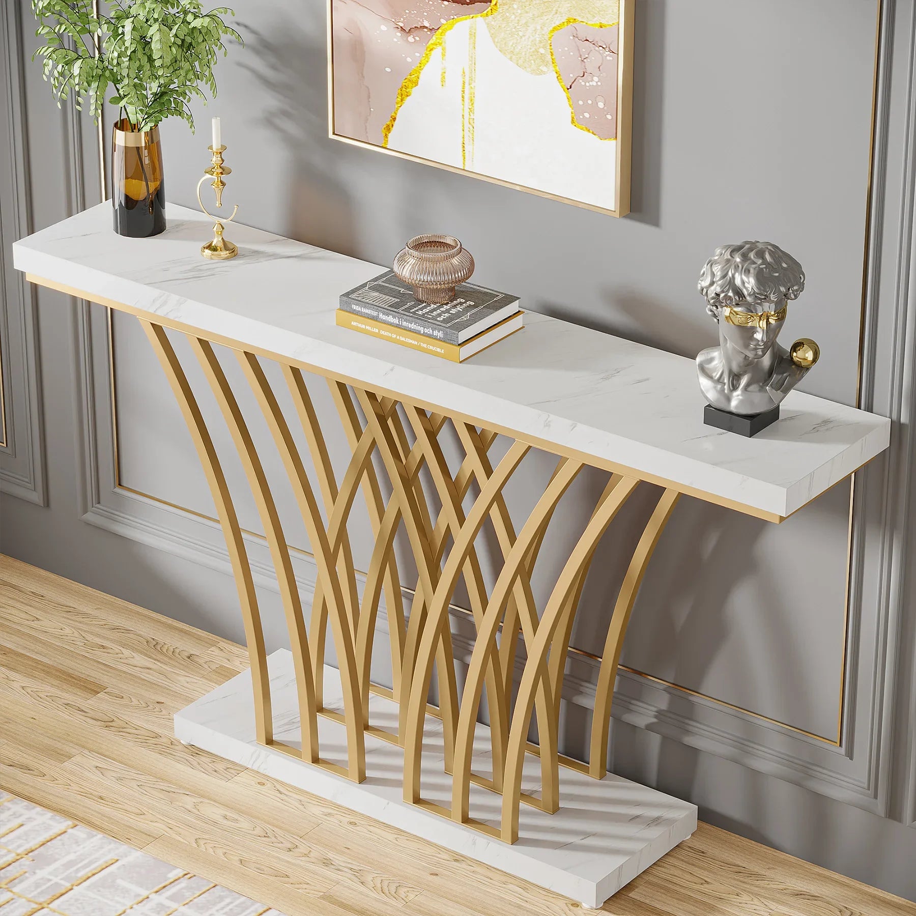 Nefertari Sculptural Console Table