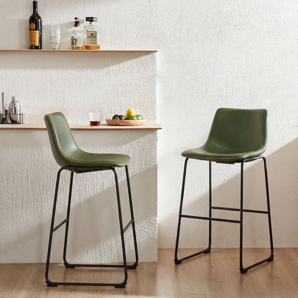 Temporay 2-Piece Counter-Height Chair Set